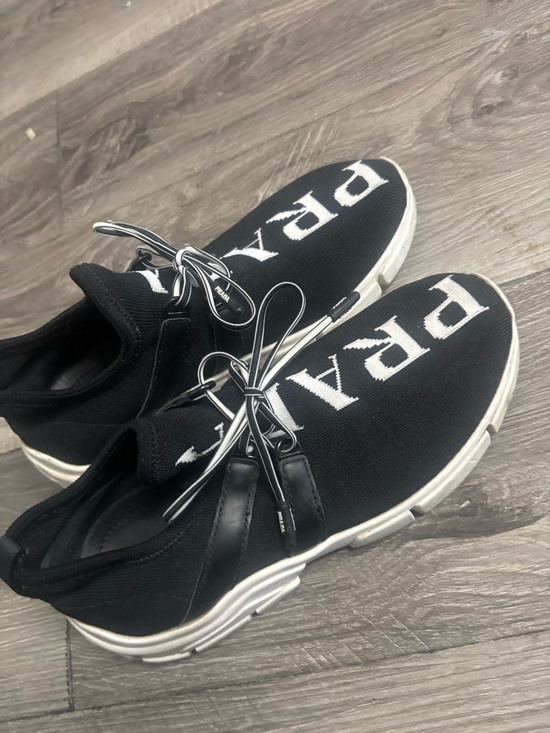 Prada Shoes - Prada Black  Sock Sneakers
